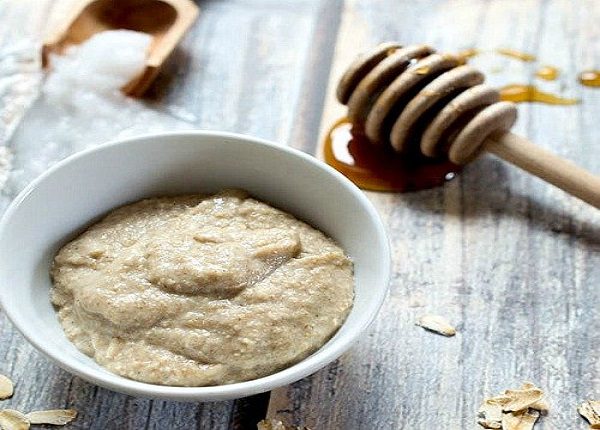 Mặt nạ từ mật ong và bột yến mạch