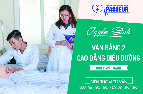 Tuyển sinh đào tạo Văn bằng 2 Cao đẳng Điều dưỡng