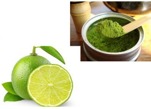 Chanh kết hợp với trà xanh làm mặt nạ rất hiệu quả