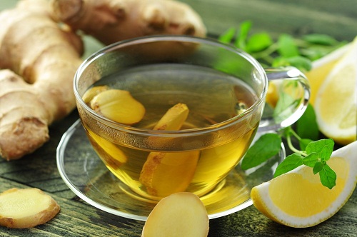 Trà gừng giúp trị viêm họng hiệu quả