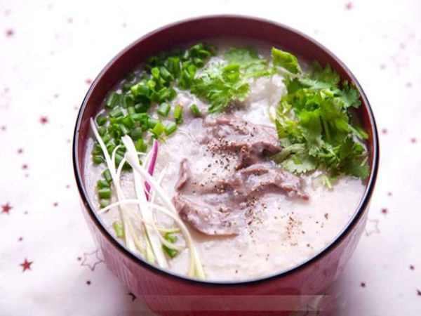 Cháo gan dê dưỡng can sáng mắt