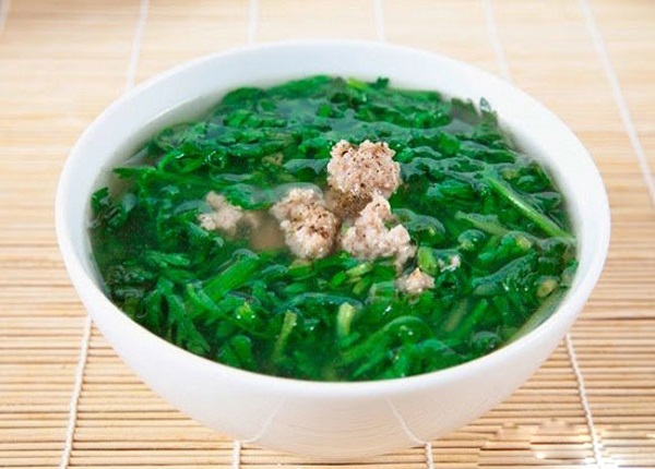 Một số món ăn bài thuốc từ rau tần ô